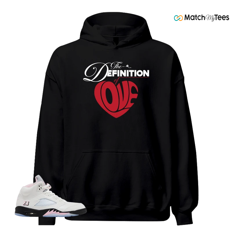 NIKE AIR JORDAN 5 RETRO MEDIUM SOFT PINK SNEAKER Matching Tees hoodie