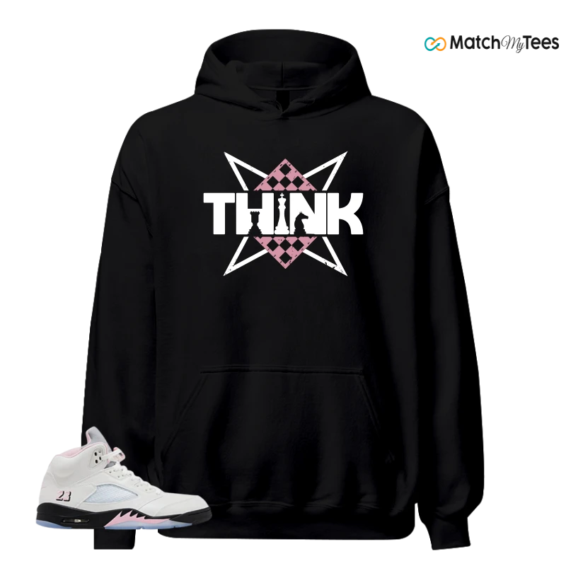 NIKE AIR JORDAN 5 RETRO MEDIUM SOFT PINK SNEAKER Matching Tees hoodie