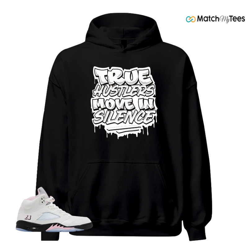 NIKE AIR JORDAN 5 RETRO MEDIUM SOFT PINK SNEAKER Matching Tees hoodie