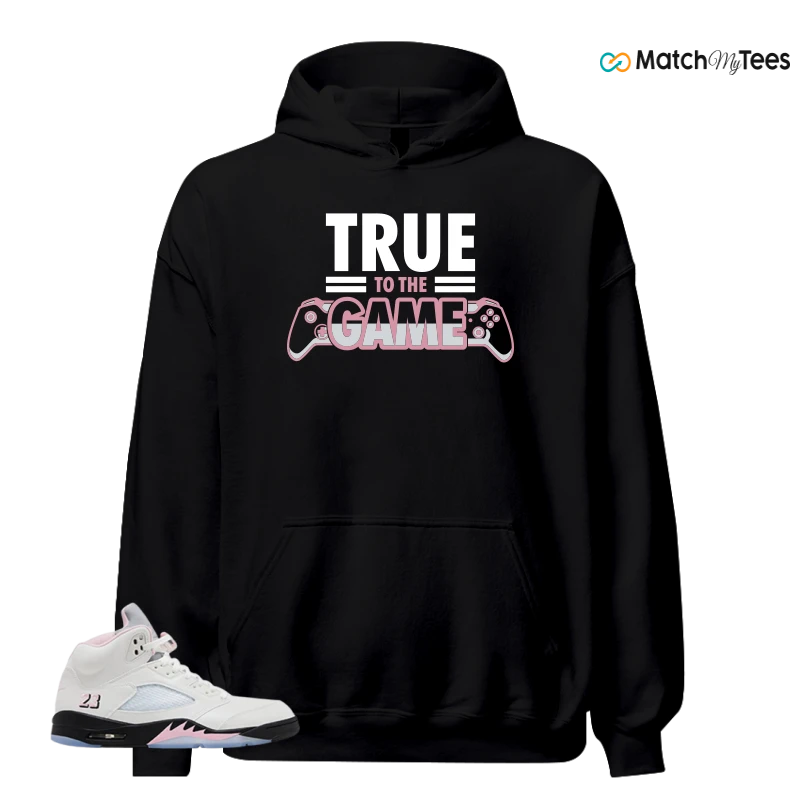 NIKE AIR JORDAN 5 RETRO MEDIUM SOFT PINK SNEAKER Matching Tees hoodie