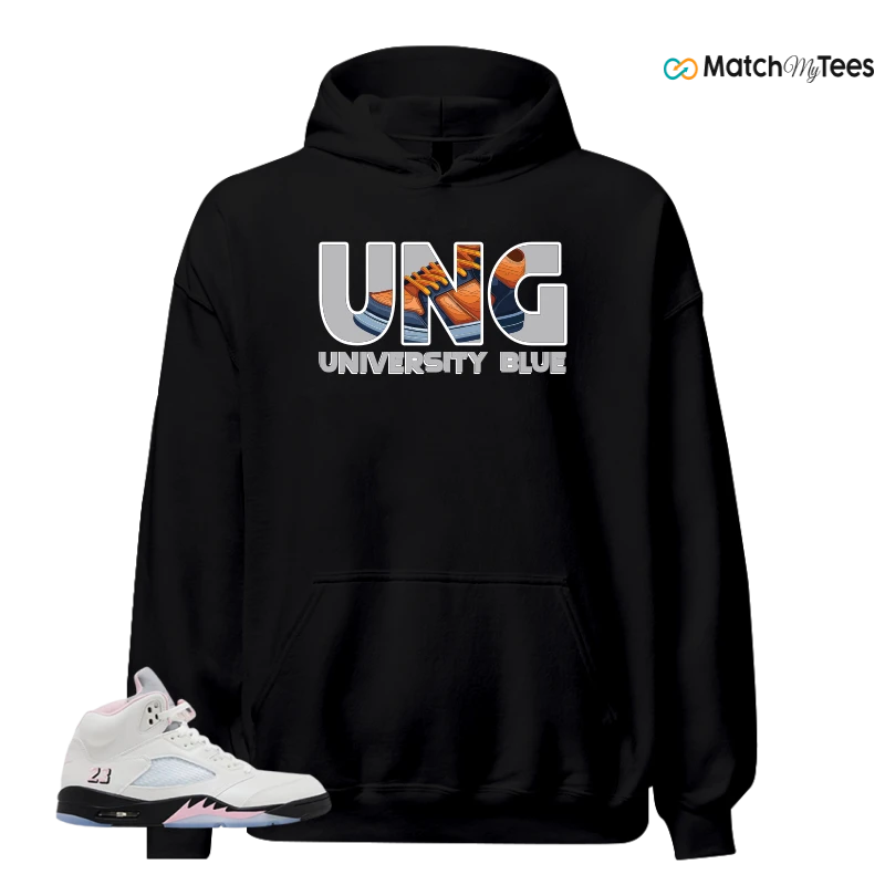 NIKE AIR JORDAN 5 RETRO MEDIUM SOFT PINK SNEAKER Matching Tees hoodie