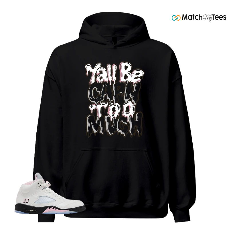 NIKE AIR JORDAN 5 RETRO MEDIUM SOFT PINK SNEAKER Matching Tees hoodie