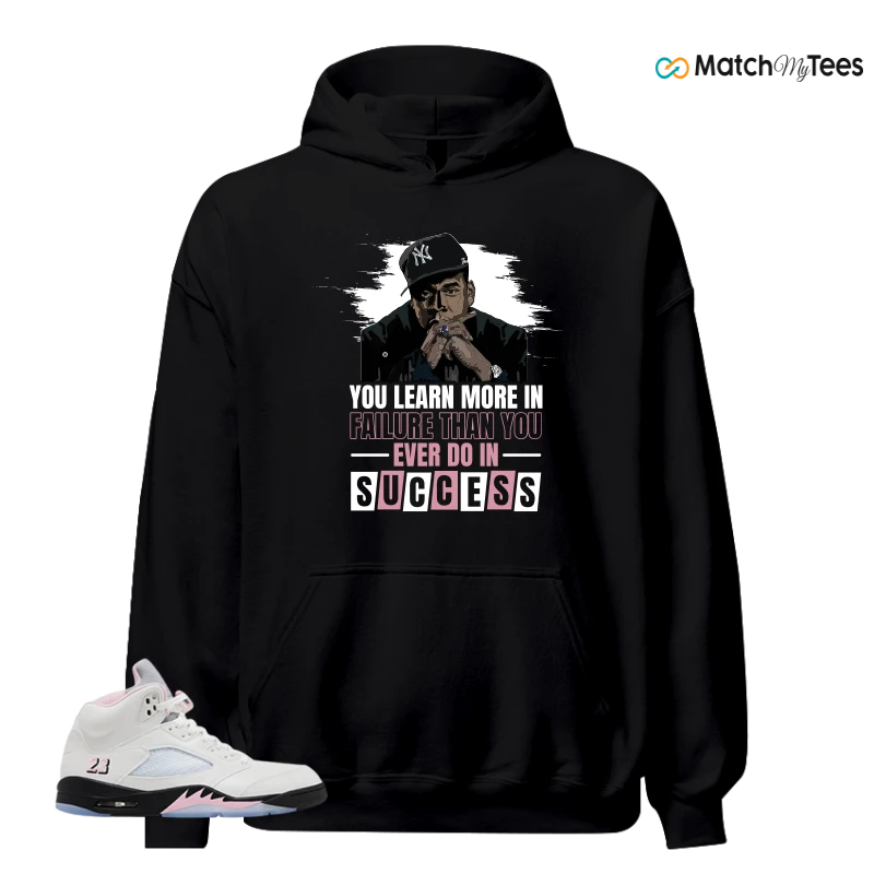 NIKE AIR JORDAN 5 RETRO MEDIUM SOFT PINK SNEAKER Matching Tees hoodie