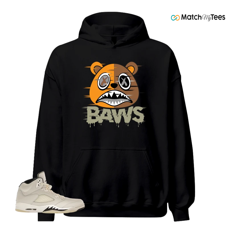NIKE AIR JORDAN 5 RETRO SAIL SNEAKER Matching Tees hoodie