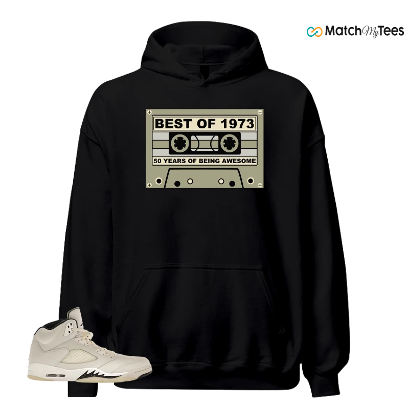NIKE AIR JORDAN 5 RETRO SAIL SNEAKER Matching Tees hoodie