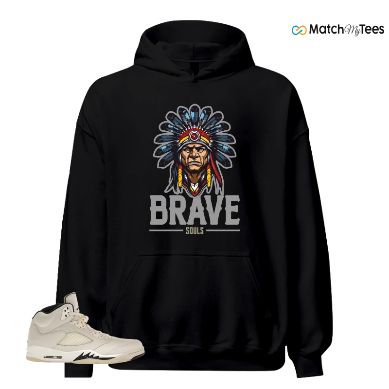 NIKE AIR JORDAN 5 RETRO SAIL SNEAKER Matching Tees hoodie