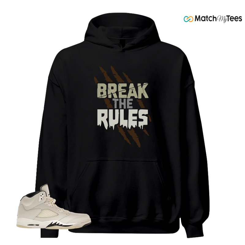 NIKE AIR JORDAN 5 RETRO SAIL SNEAKER Matching Tees hoodie