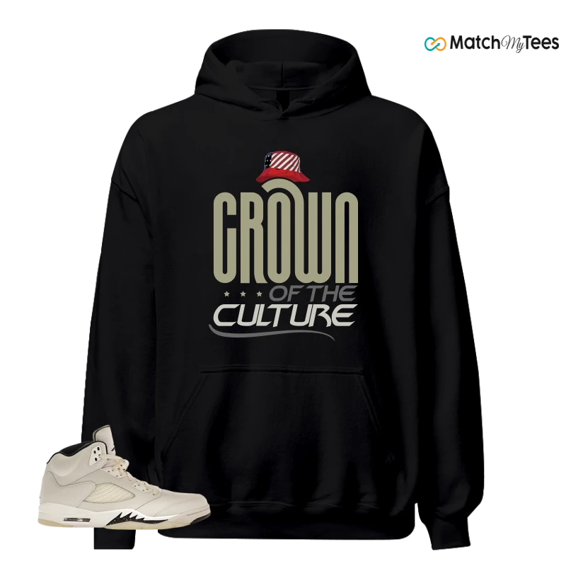 NIKE AIR JORDAN 5 RETRO SAIL SNEAKER Matching Tees hoodie