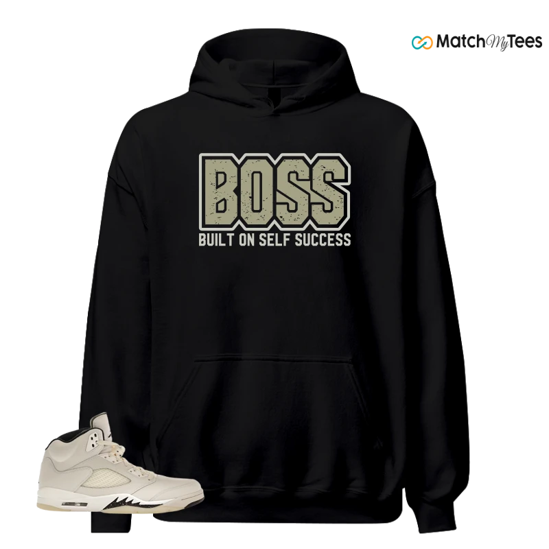 NIKE AIR JORDAN 5 RETRO SAIL SNEAKER Matching Tees hoodie
