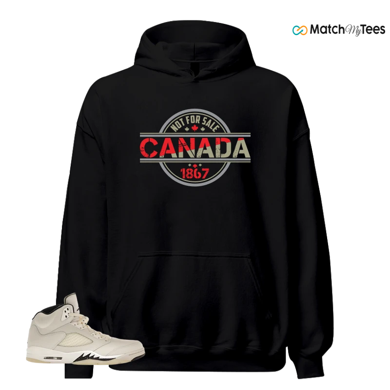 NIKE AIR JORDAN 5 RETRO SAIL SNEAKER Matching Tees hoodie