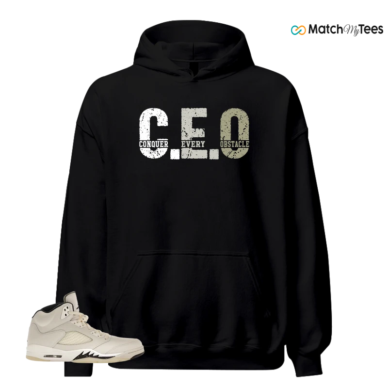 NIKE AIR JORDAN 5 RETRO SAIL SNEAKER Matching Tees hoodie