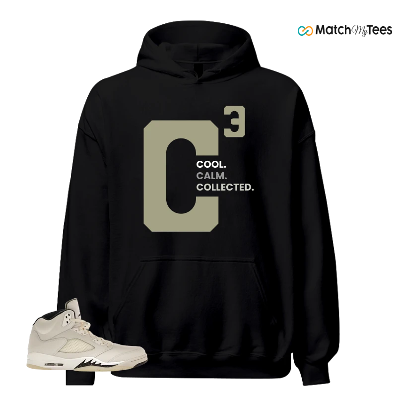 NIKE AIR JORDAN 5 RETRO SAIL SNEAKER Matching Tees hoodie