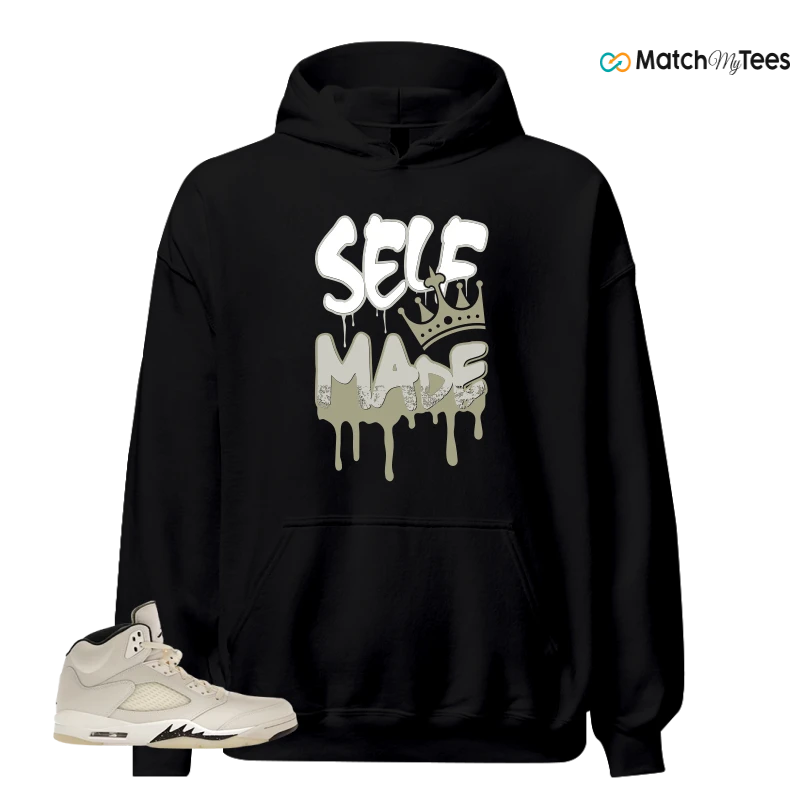 NIKE AIR JORDAN 5 RETRO SAIL SNEAKER Matching Tees hoodie