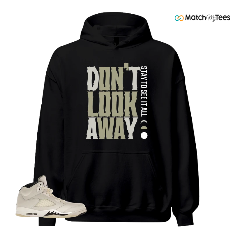 NIKE AIR JORDAN 5 RETRO SAIL SNEAKER Matching Tees hoodie