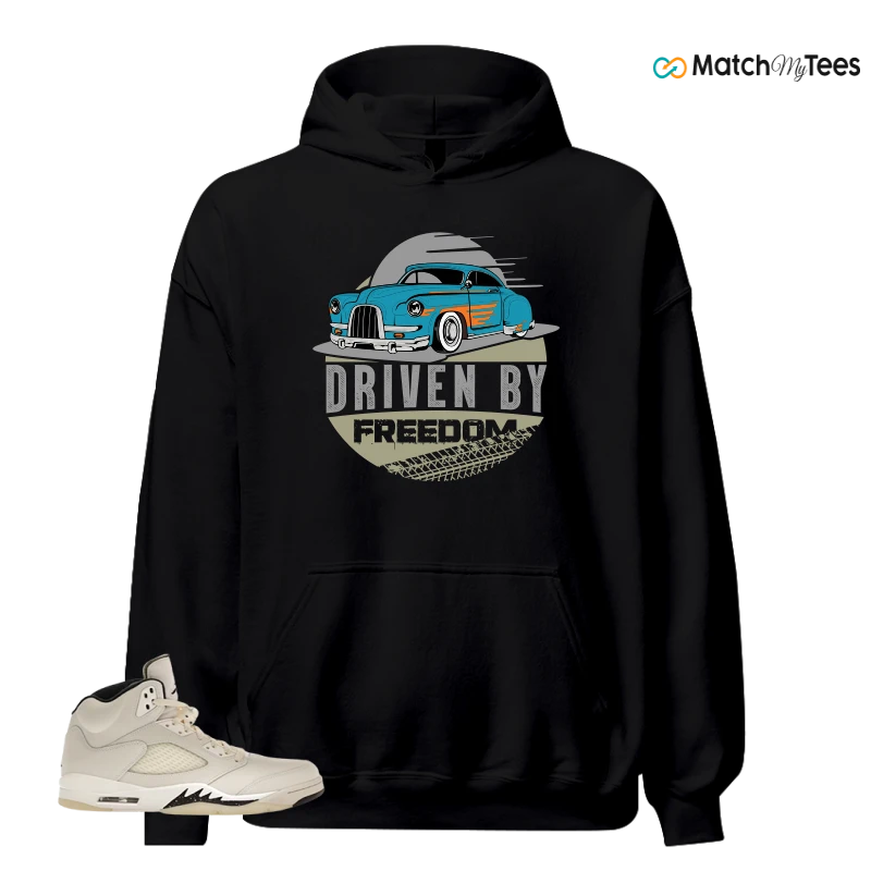 NIKE AIR JORDAN 5 RETRO SAIL SNEAKER Matching Tees hoodie