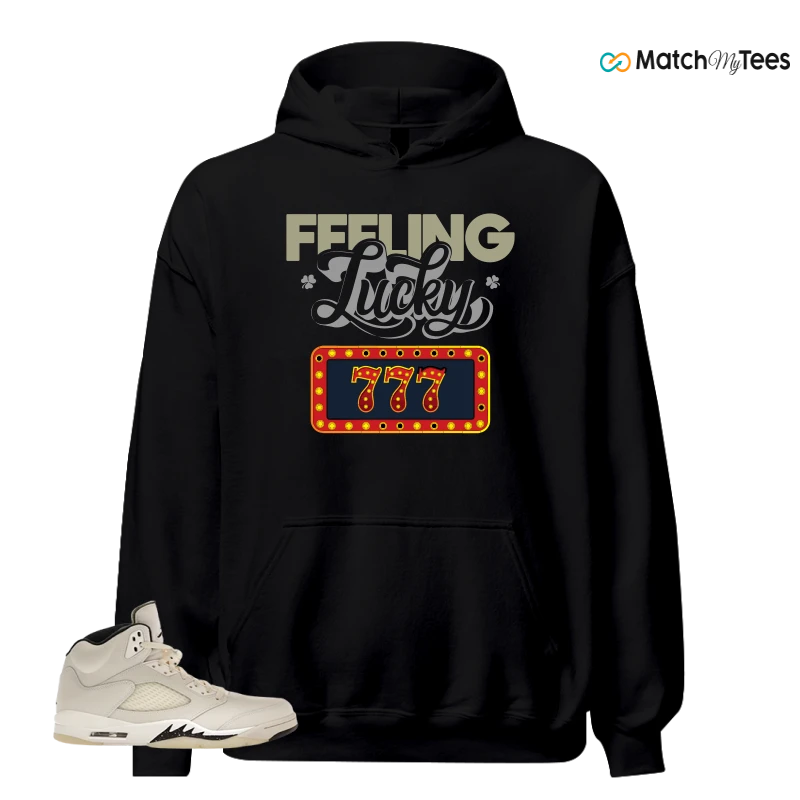 NIKE AIR JORDAN 5 RETRO SAIL SNEAKER Matching Tees hoodie
