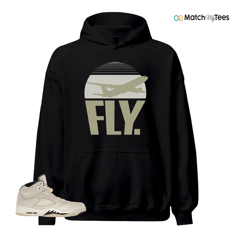 NIKE AIR JORDAN 5 RETRO SAIL SNEAKER Matching Tees hoodie