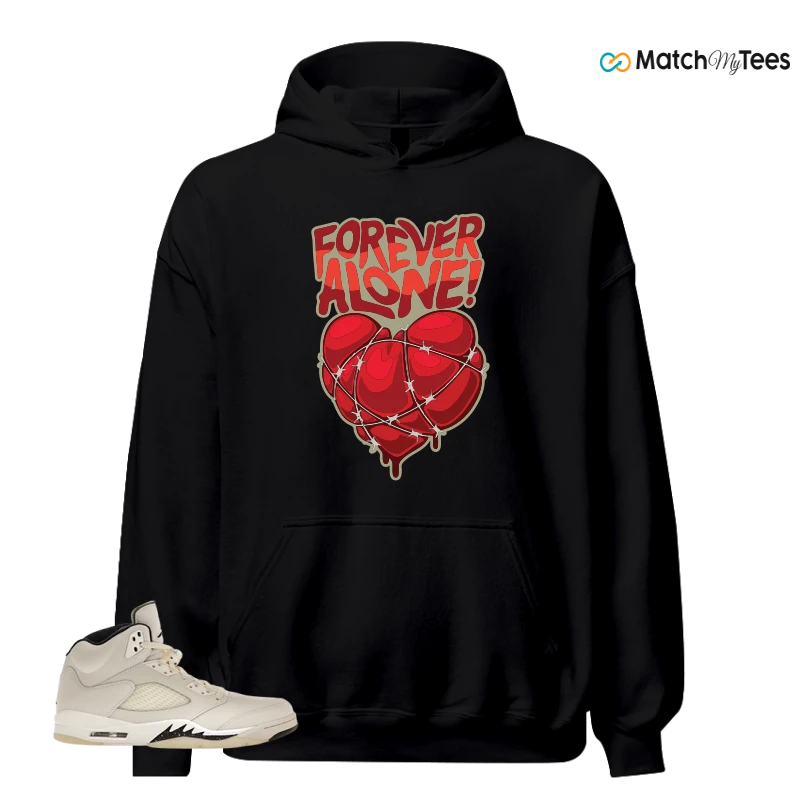 NIKE AIR JORDAN 5 RETRO SAIL SNEAKER Matching Tees hoodie