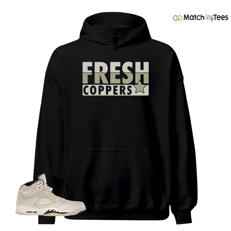 NIKE AIR JORDAN 5 RETRO SAIL SNEAKER Matching Tees hoodie