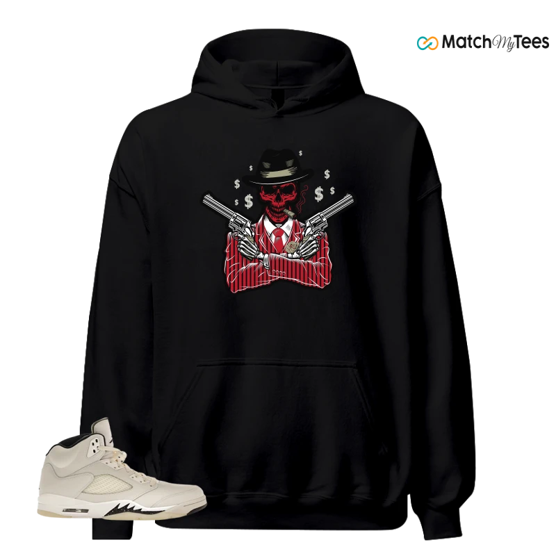 NIKE AIR JORDAN 5 RETRO SAIL SNEAKER Matching Tees hoodie
