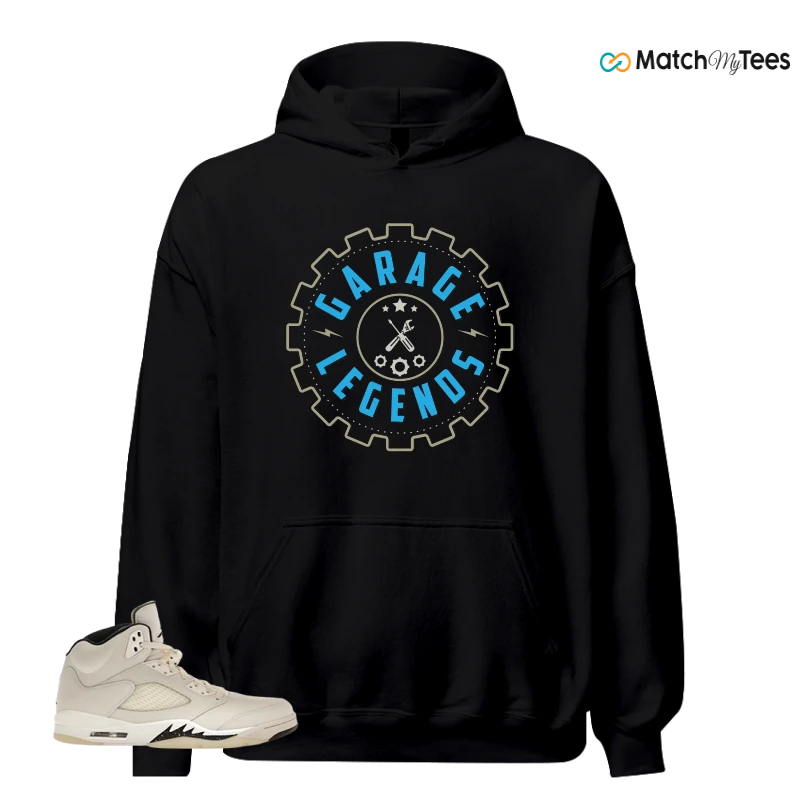 NIKE AIR JORDAN 5 RETRO SAIL SNEAKER Matching Tees hoodie