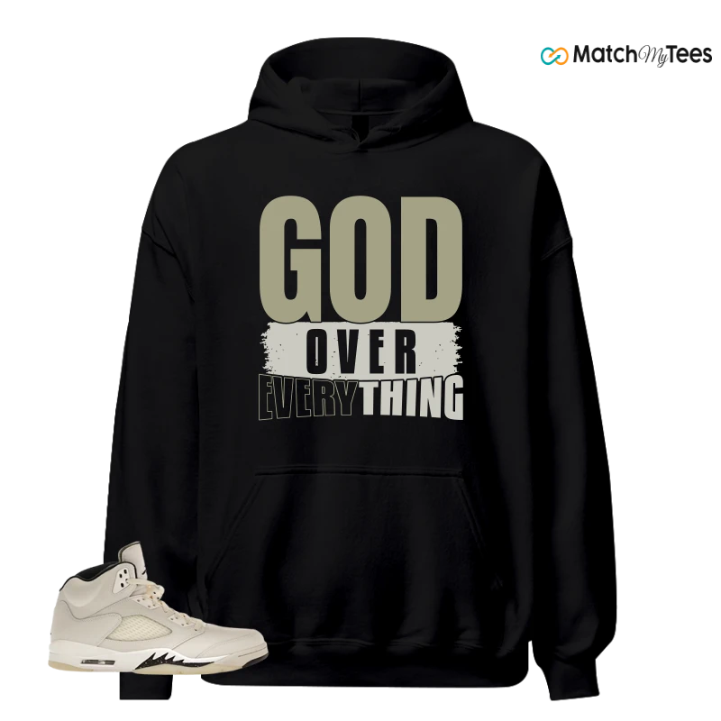 NIKE AIR JORDAN 5 RETRO SAIL SNEAKER Matching Tees hoodie
