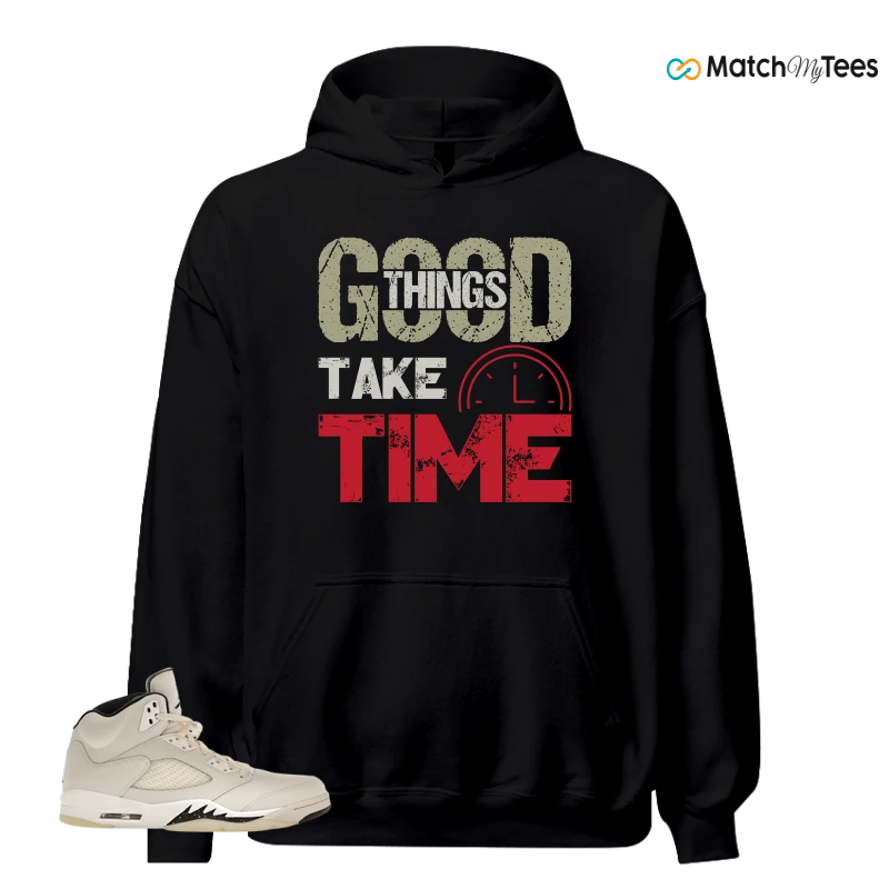 NIKE AIR JORDAN 5 RETRO SAIL SNEAKER Matching Tees hoodie