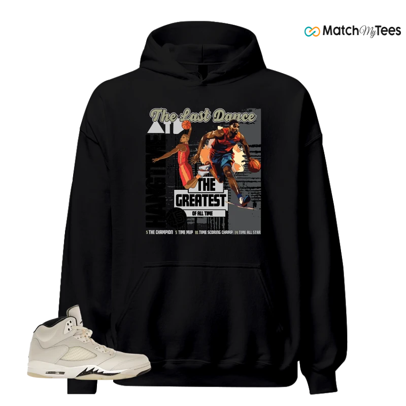 NIKE AIR JORDAN 5 RETRO SAIL SNEAKER Matching Tees hoodie