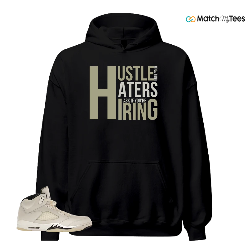 NIKE AIR JORDAN 5 RETRO SAIL SNEAKER Matching Tees hoodie