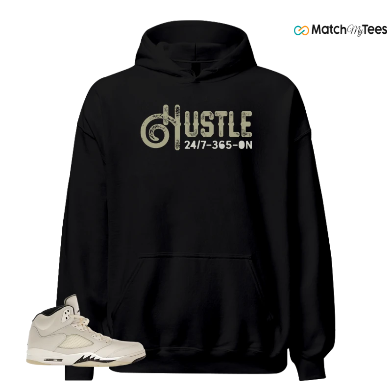 NIKE AIR JORDAN 5 RETRO SAIL SNEAKER Matching Tees hoodie