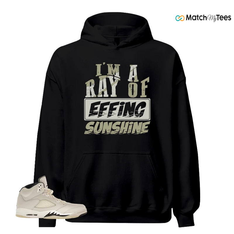 NIKE AIR JORDAN 5 RETRO SAIL SNEAKER Matching Tees hoodie