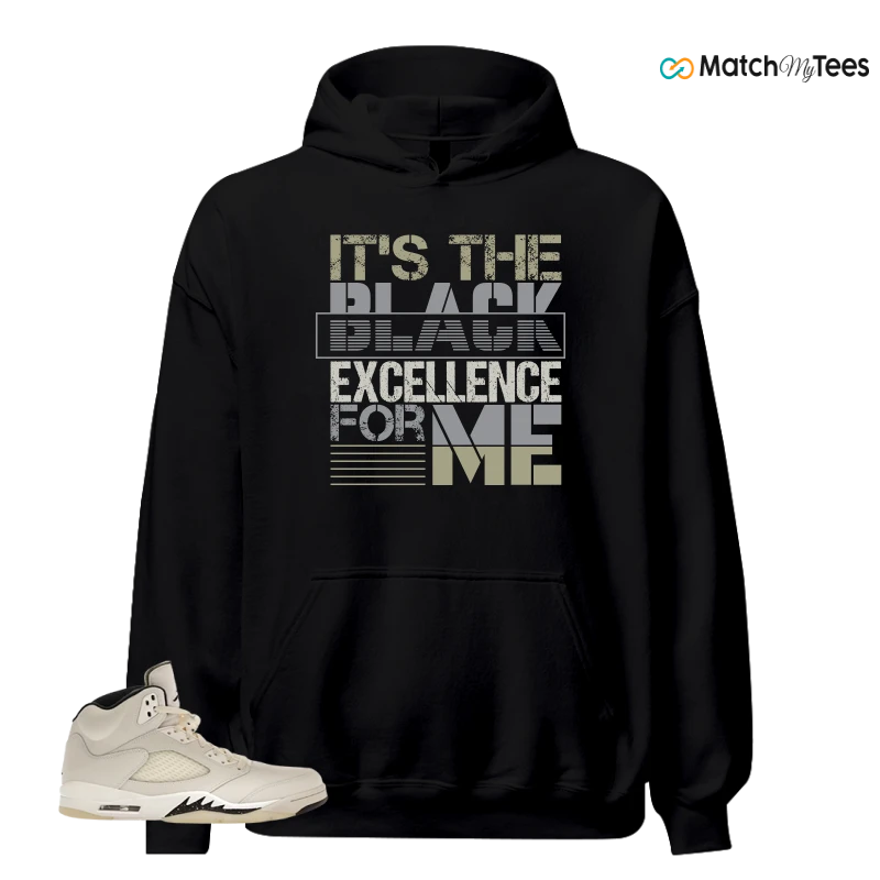 NIKE AIR JORDAN 5 RETRO SAIL SNEAKER Matching Tees hoodie