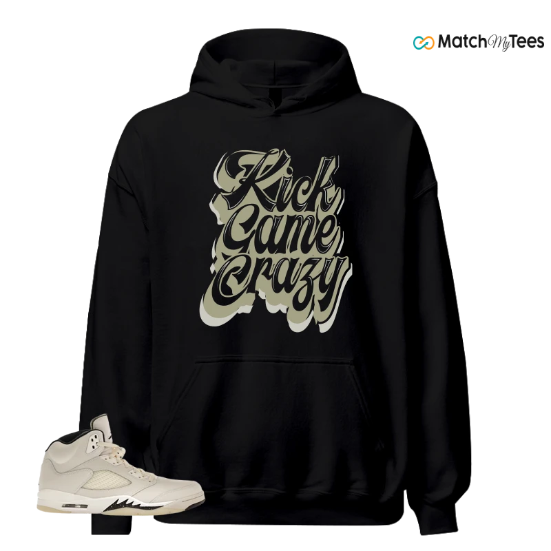 NIKE AIR JORDAN 5 RETRO SAIL SNEAKER Matching Tees hoodie