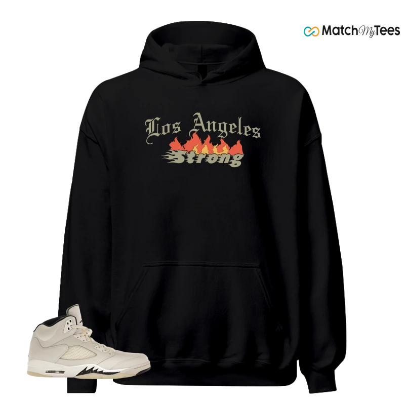 NIKE AIR JORDAN 5 RETRO SAIL SNEAKER Matching Tees hoodie