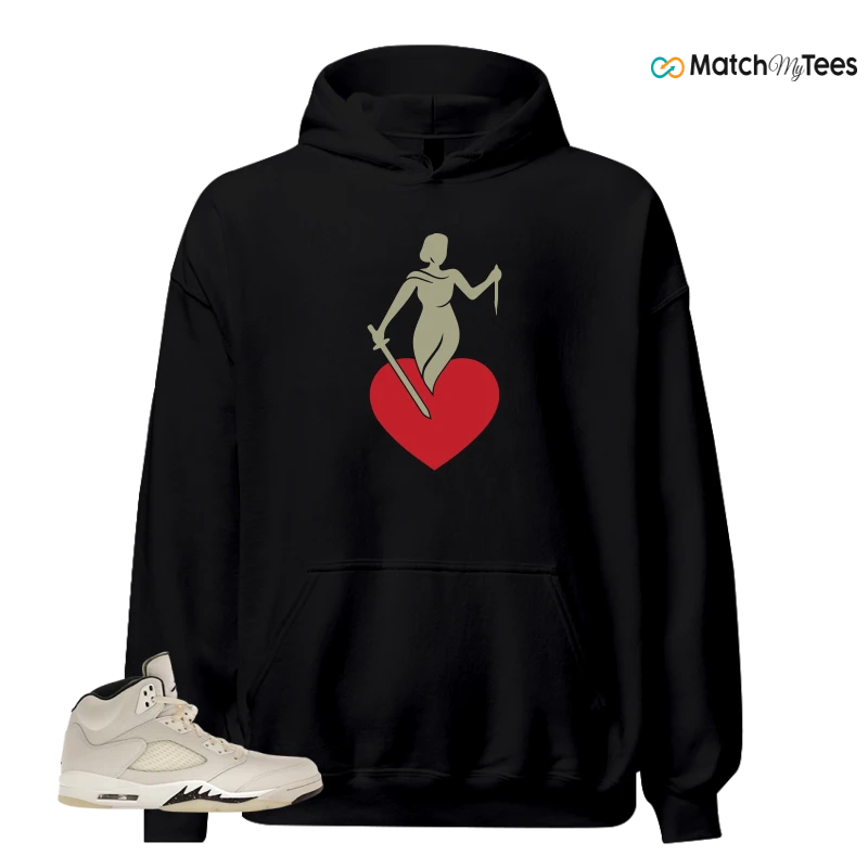 NIKE AIR JORDAN 5 RETRO SAIL SNEAKER Matching Tees hoodie
