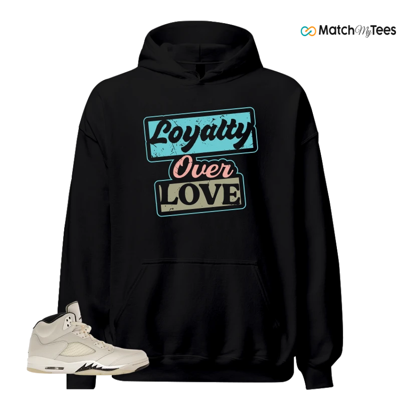 NIKE AIR JORDAN 5 RETRO SAIL SNEAKER Matching Tees hoodie