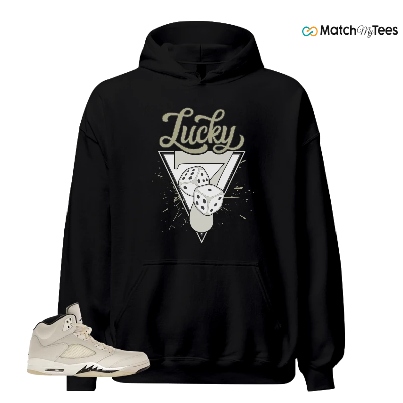 NIKE AIR JORDAN 5 RETRO SAIL SNEAKER Matching Tees hoodie