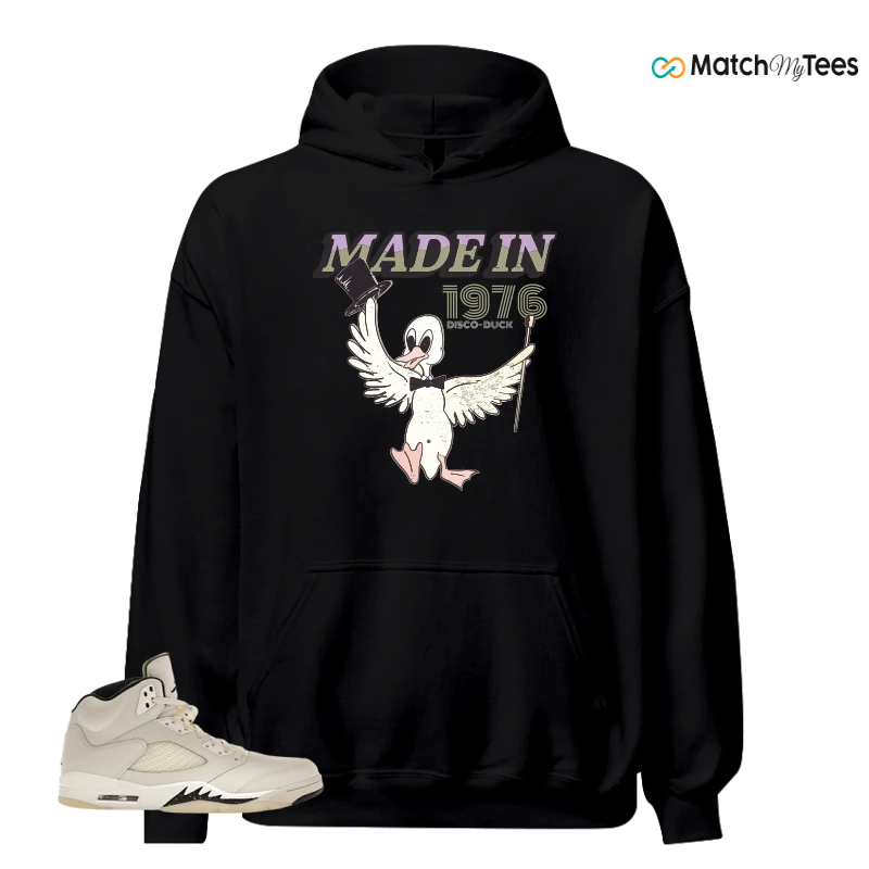 NIKE AIR JORDAN 5 RETRO SAIL SNEAKER Matching Tees hoodie