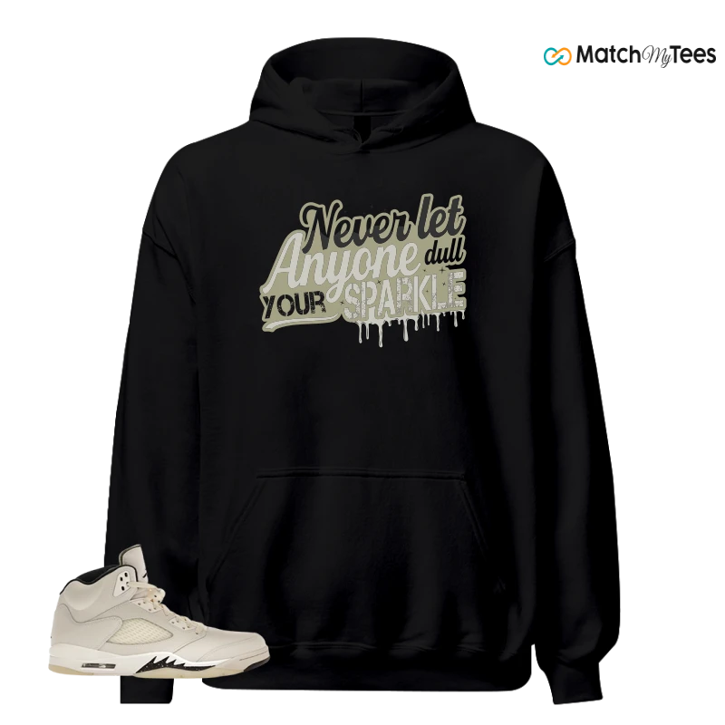 NIKE AIR JORDAN 5 RETRO SAIL SNEAKER Matching Tees hoodie