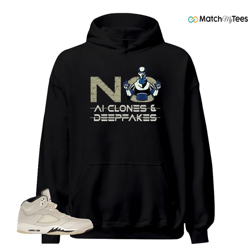 NIKE AIR JORDAN 5 RETRO SAIL SNEAKER Matching Tees hoodie