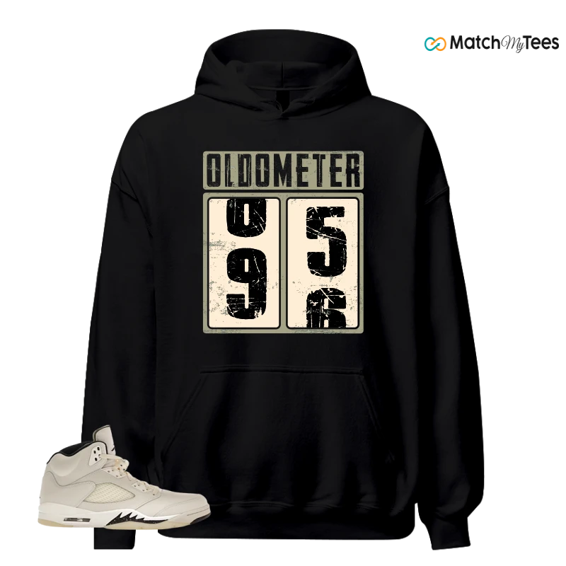 NIKE AIR JORDAN 5 RETRO SAIL SNEAKER Matching Tees hoodie
