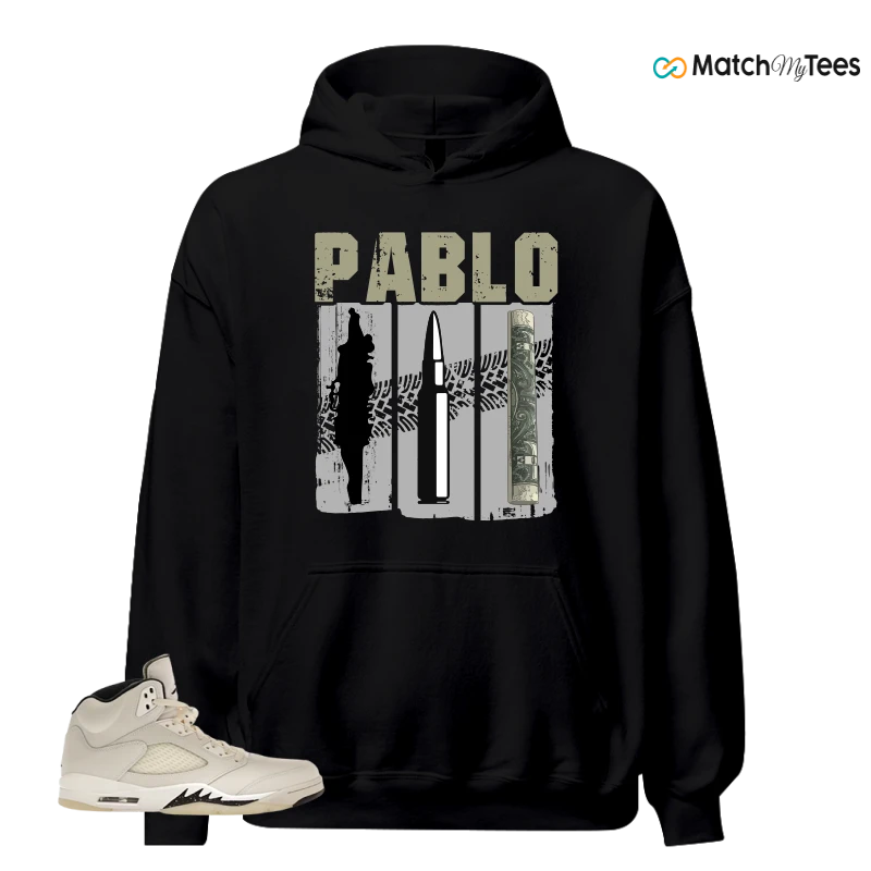 NIKE AIR JORDAN 5 RETRO SAIL SNEAKER Matching Tees hoodie