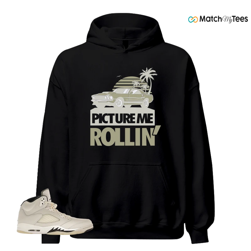 NIKE AIR JORDAN 5 RETRO SAIL SNEAKER Matching Tees hoodie