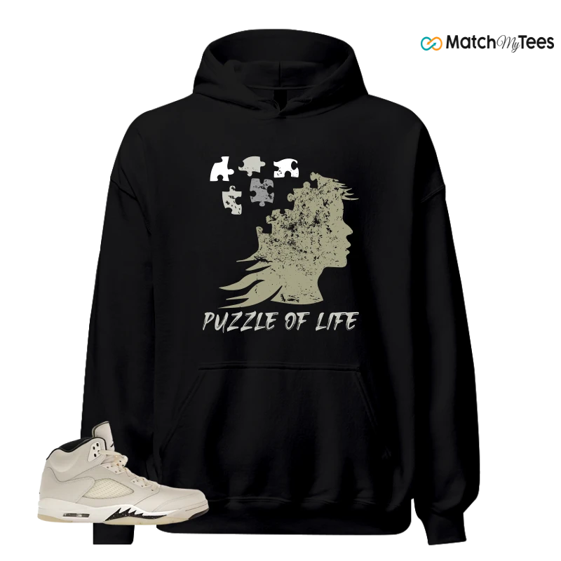 NIKE AIR JORDAN 5 RETRO SAIL SNEAKER Matching Tees hoodie