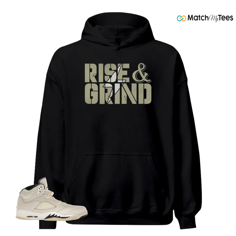 NIKE AIR JORDAN 5 RETRO SAIL SNEAKER Matching Tees hoodie
