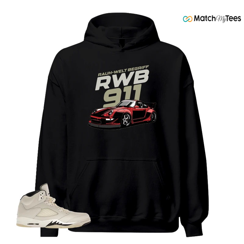 NIKE AIR JORDAN 5 RETRO SAIL SNEAKER Matching Tees hoodie