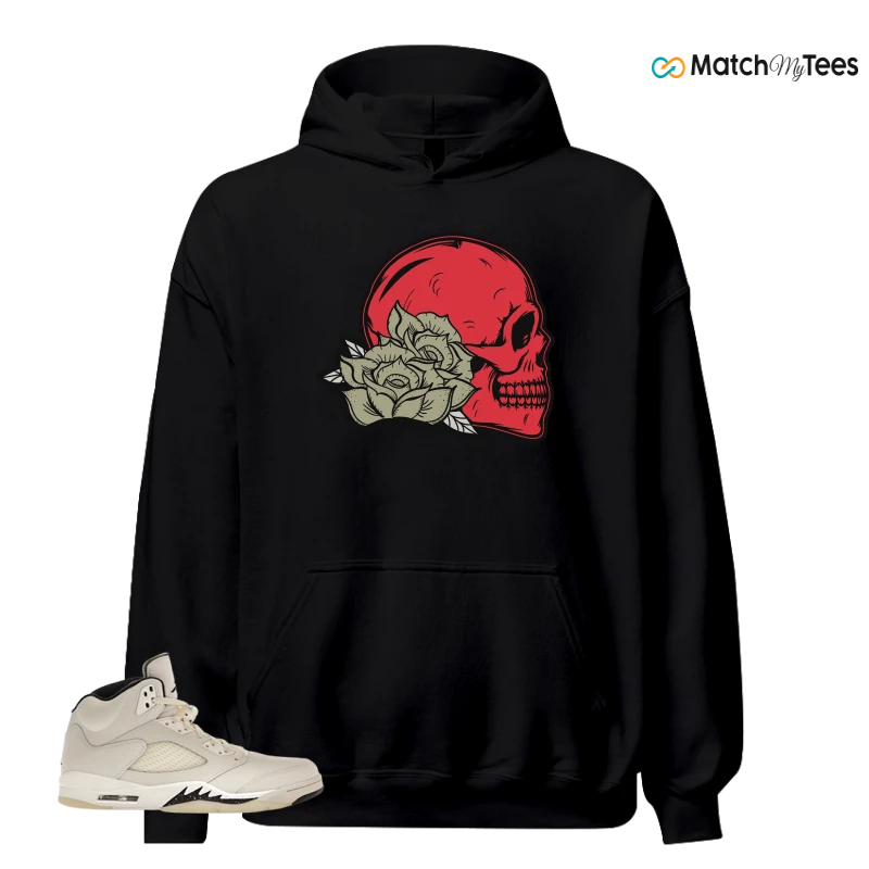 NIKE AIR JORDAN 5 RETRO SAIL SNEAKER Matching Tees hoodie