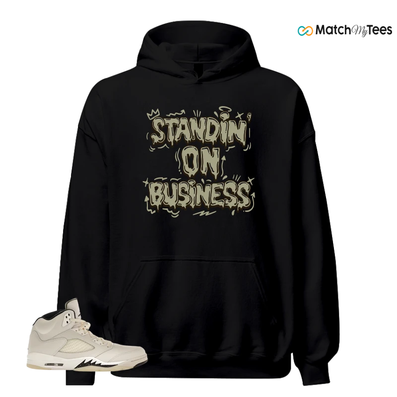 NIKE AIR JORDAN 5 RETRO SAIL SNEAKER Matching Tees hoodie