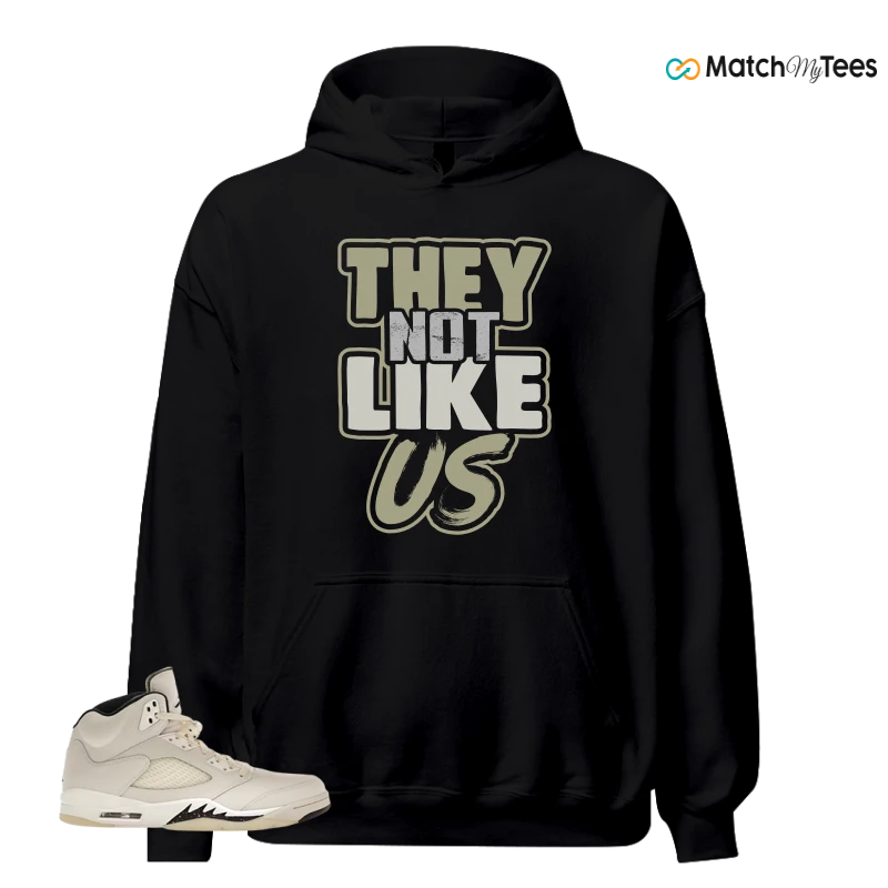 NIKE AIR JORDAN 5 RETRO SAIL SNEAKER Matching Tees hoodie