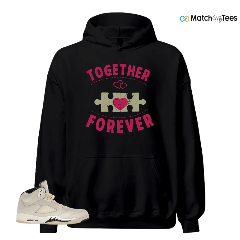 NIKE AIR JORDAN 5 RETRO SAIL SNEAKER Matching Tees hoodie